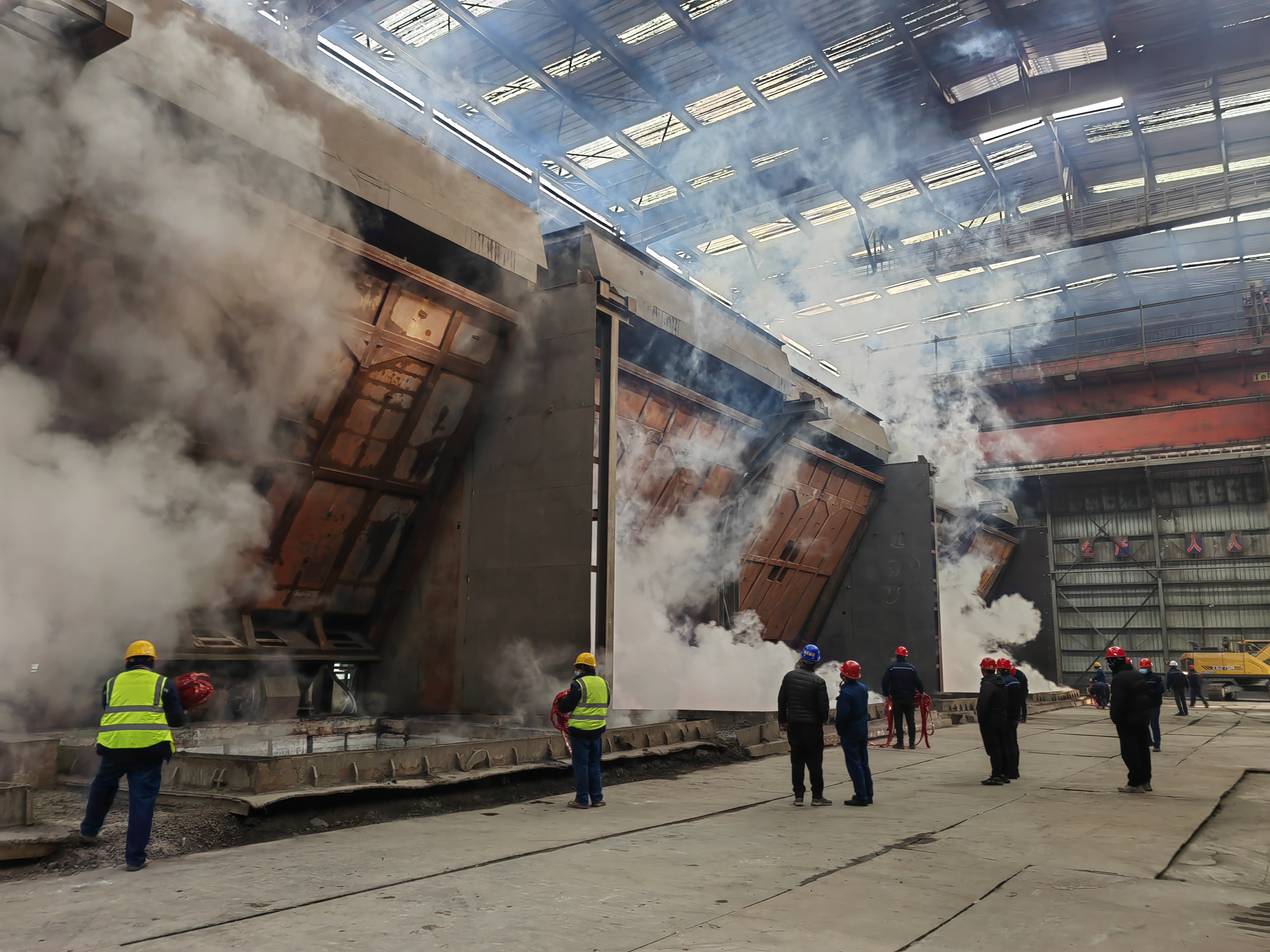 高義鋼(gang)鐵底(di)水悶渣(zha)項(xiang)目開始(shi)改造(zao)